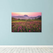 Bloemen | Chiang Dao, Chiang Mai, Thailand Canvas Afdruk (Insitu (Houten vloer))