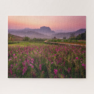 Bloemen Chiang Dao, Chiang Mai, Thailand Legpuzzel