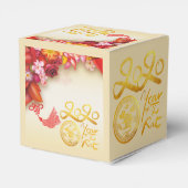 Bloemen Chinees goud Papier gesneden Rat 2020 CCFB Bedankdoosjes (Achterkant)