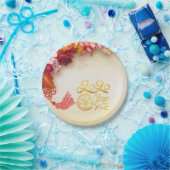 Bloemen Chinees goud Papier gesneden Rat 2020 part Papieren Bordje (Feest)