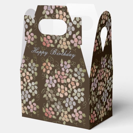  Bloemen Chocolade Bruin Gast Favoriet Doos Bedankdoosjes (Geopend)