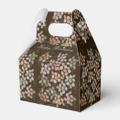  Bloemen Chocolade Bruin Gast Favoriet Doos Bedankdoosjes (Voorkant Zijde)