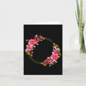 Bloemen Christelijk als mijn hart is overweldigd B Kaart (Voorkant)