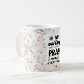 Bloemen Christelijk/Bijbel Koffie Mok (Voorkant links)