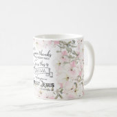 Bloemen Christelijk/Bijbel Koffie Mok (Voorkant rechts)