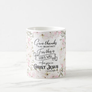 Bloemen Christelijk/Bijbel Koffie Mok