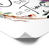 Bloemen Christelijk een dag voor een tijd Bijbel V Poster (Hoek)