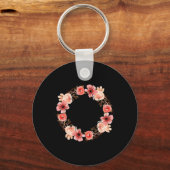 Bloemen Christelijk geen wapen gevormd tegen je Bi Sleutelhanger (Voorkant)