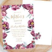 Bloemen Christelijke Moeder en Baby Zegen Feest Kaart