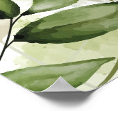 Bloemen Cinsiyet onthulling stemmen bord Poster (Hoek)