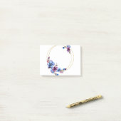 Bloemen Cirkel Lijst grens Lijst 2 Post-it® Notes (Op bureau)