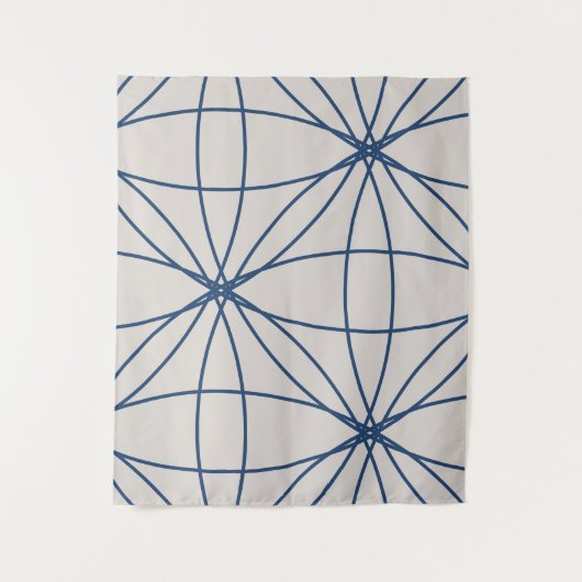 Bloemen & Cirkels 2 (versie 2) Wandkleed (Voorkant)