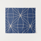 Bloemen & Cirkels 2 (versie 2) Wandkleed (Voorkant (horizontaal))