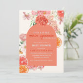 Bloemen Citroen citrus fruit belangrijkste squeeze Kaart (Staand voorkant)