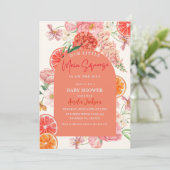 Bloemen Citroen citrus fruit belangrijkste squeeze Kaart (Staand voorkant)