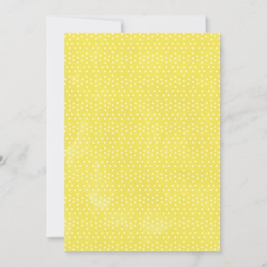 Bloemen citroen main squeeze bruids douche uitnodi kaart (Achterkant)