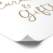 Bloemen Citrus Kaarten en geschenken teken Poster (Hoek)