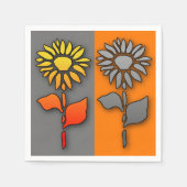 Bloemen Cocktail servetten (Voorkant)