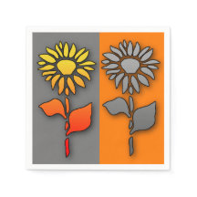 Bloemen Cocktail servetten