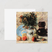 Bloemen, Coffeepot en Fruit door Vincent van Gogh (Voorkant / Achterkant)