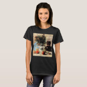 Bloemen, Coffeepot en Fruit door Vincent van Gogh T-shirt (Voorkant volledig)