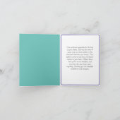 Bloemen condoleance bericht Kaart voor het verlies (Binnen)