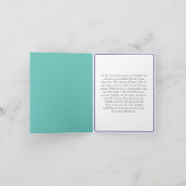 Bloemen condoleance bericht Kaart voor het verlies (Binnen)