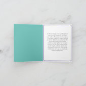 Bloemen condoleance bericht Kaart voor verlies van (Binnen)