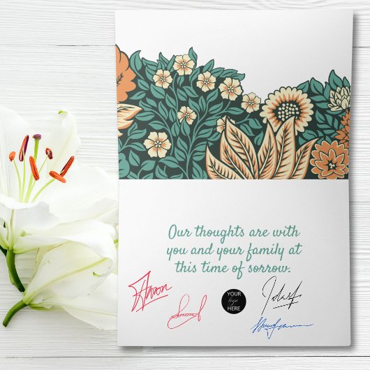 Bloemen Condoleance Denken aan Uw Comfort Kaart