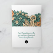 Bloemen Condoleance Denken aan Uw Comfort Kaart (Binnen)