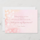 Bloemen Confetti Uitnodiging (Voorkant)