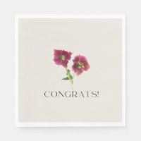 Bloemen Congrats Trendy Magenta Violet Bloem