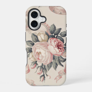 Bloemen Coquette Patroon iPhone 16 Hoesje