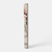 Bloemen Coquette Patroon iPhone 16 Hoesje (Linkerkant)