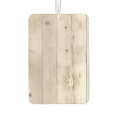 Bloemen Cowgirl Laarzen Ivoor Faux Hout gepersonal Luchtverfrisser (Achterkant)