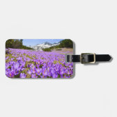 Bloemen | Crocus Pirin Mountain Park Bulgarije Bagagelabel (Voorkant horizontaal)