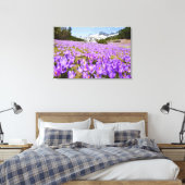 Bloemen | Crocus Pirin Mountain Park Bulgarije Canvas Afdruk (Insitu (Slaapkamer))