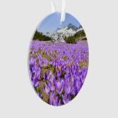 Bloemen | Crocus Pirin Mountain Park Bulgarije Ornament (voorkant)