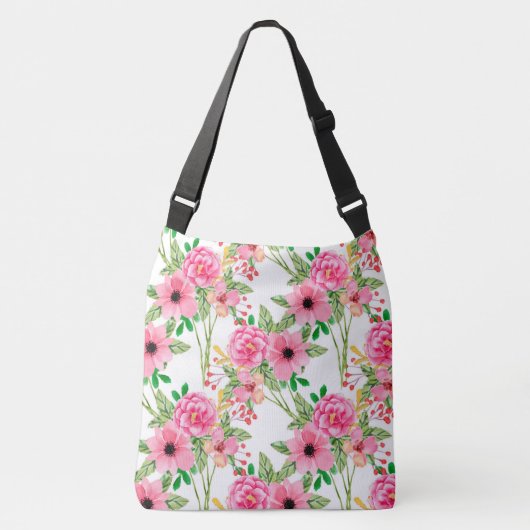 Bloemen Crossbody Tas (Voorkant)