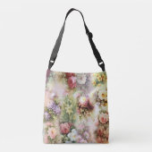  bloemen crossbody tas (Achterkant)