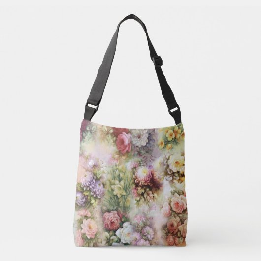  bloemen crossbody tas (Voorkant)