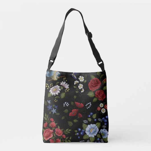 Bloemen Crossbody Tas (Achterkant)