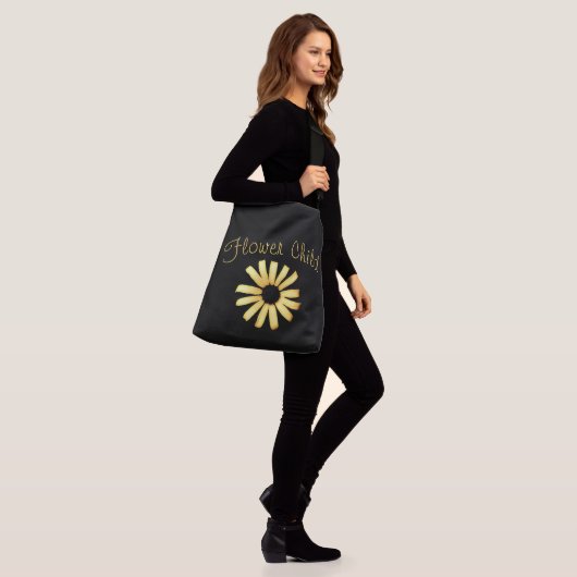  bloemen crossbody tas (Op model)