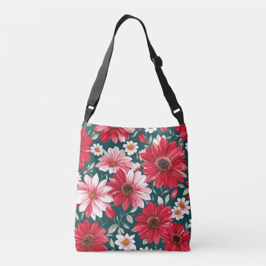 Bloemen Crossbody Tas (Achterkant)