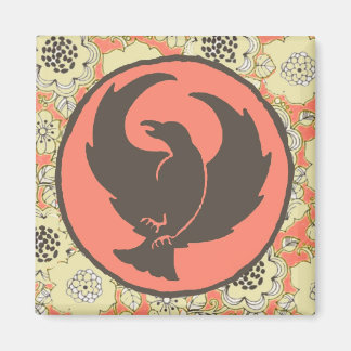  Bloemen Crowfoot Magneet (rood)