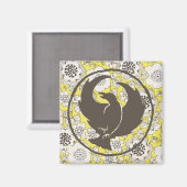  Bloemen Crowfoot Magnet (Voorkant / Achterkant)