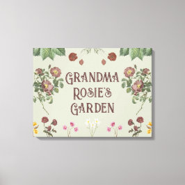  Bloemen Custom Display Tuin Canvas Afdruk