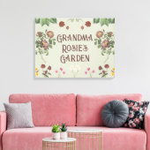  Bloemen Custom Display Tuin Canvas Afdruk (Insitu (Woonkamer))