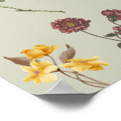  Bloemen Custom Display Tuin Poster (Hoek)