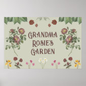  Bloemen Custom Display Tuin Poster (Voorkant)